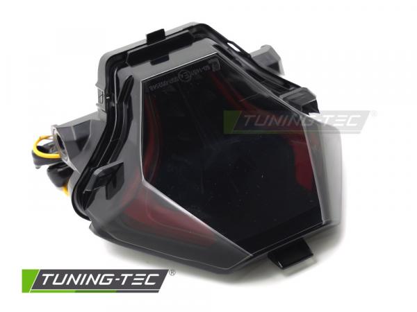 Voll LED Upgrade Design Rückleuchte passend für YAMAHA YZF-R25 / R3 / MT-07 14-19 schwarz/rauch