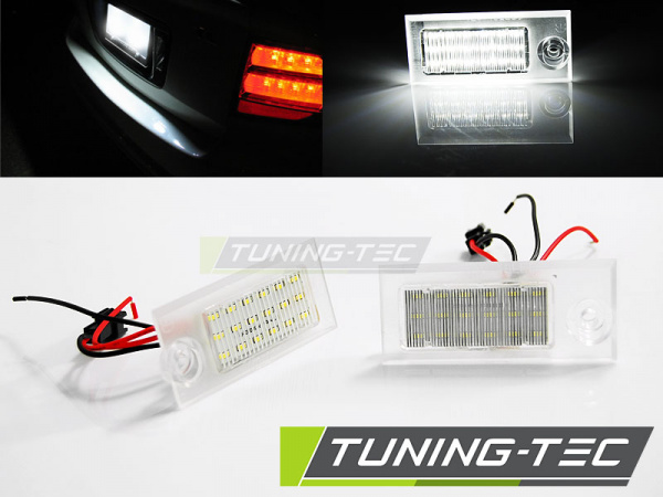 Upgrade LED Kennzeichenbeleuchtung für Audi A6 C5 (4B) Lim. 97-04 kaltweiß