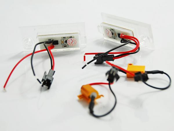 Upgrade LED Kennzeichenbeleuchtung für Audi A6 C5 (4B) Lim. 97-04 kaltweiß