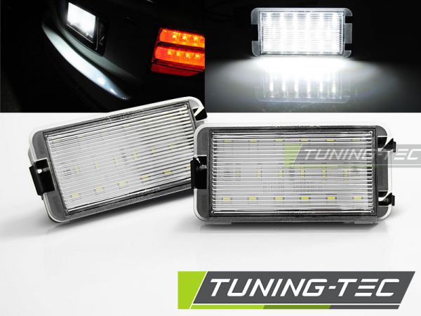 Upgrade LED Kennzeichenbeleuchtung für Seat Ibiza 6K / Cordoba 6K / Leon 1M / Altea 5P / Arosa 6H/6HS / Toledo III kaltweiß
