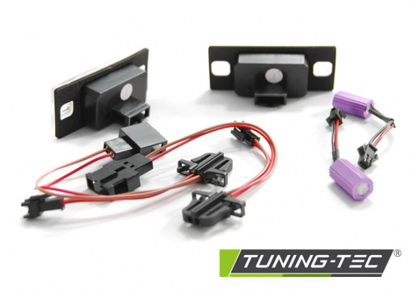 Upgrade LED Kennzeichenbeleuchtung für VW Touareg / Tiguan / Golf V Variant / Porsche Cayenne 02-10 kaltweiß