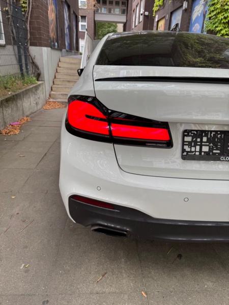 Voll LED Upgrade Design Rückleuchten für BMW 5er G30 Lim. /G38 (Langversion) 17-20 rot/schwarz