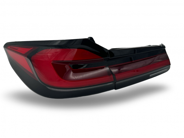 Voll LED Upgrade Design Rückleuchten für BMW 5er G30 Lim. /G38 (Langversion) 17-20 rot/schwarz