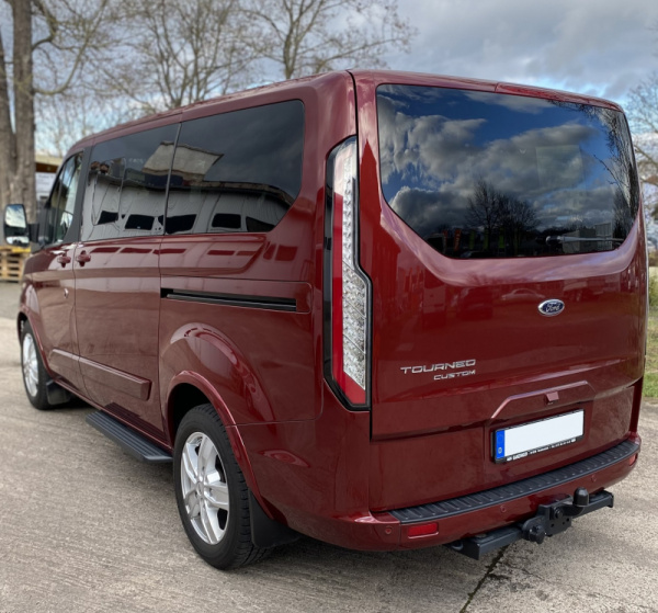 Voll LED Upgrade Design Rückleuchten für Ford Transit Custom / Tourneo Custom (MK2) ab 2012 schwarz/klar dynamisch