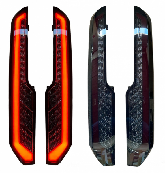 Voll LED Upgrade Design Rückleuchten für Ford Transit Custom / Tourneo Custom (MK2) ab 2012 schwarz/rauch dynamisch