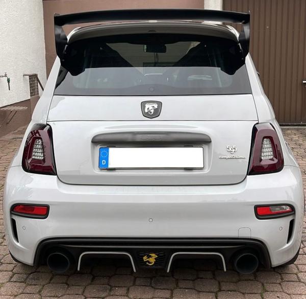 VOLL LED Upgrade Design Rückleuchten Set für Fiat 500 15-24 rot/rauch