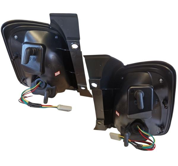 VOLL LED Upgrade Design Rückleuchten Set für Fiat 500 15-24 schwarz/rauch