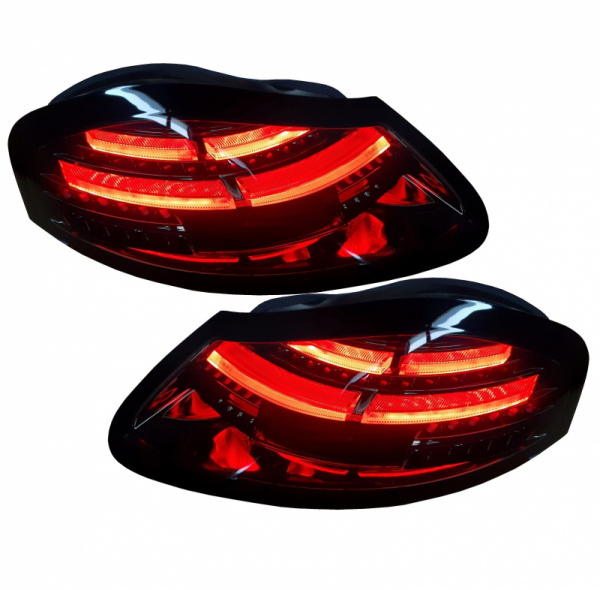 Voll LED Rückleuchten für Porsche Boxster 986 96-04 schwarz/rauch dynamisch
