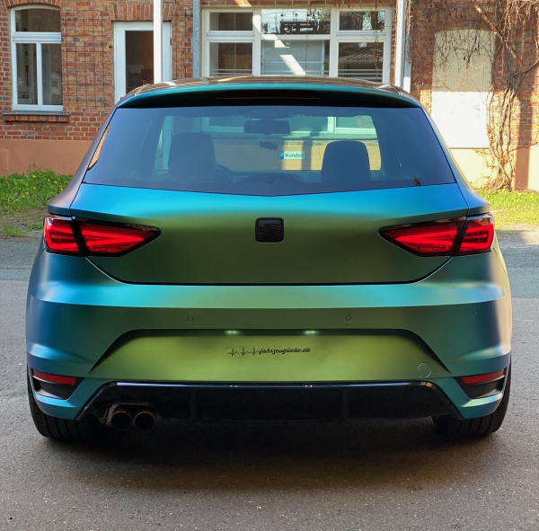 Voll LED Upgrade Design Rückleuchten für Seat Leon 5F 12-16 schwarz/rauch (für original Halogen)