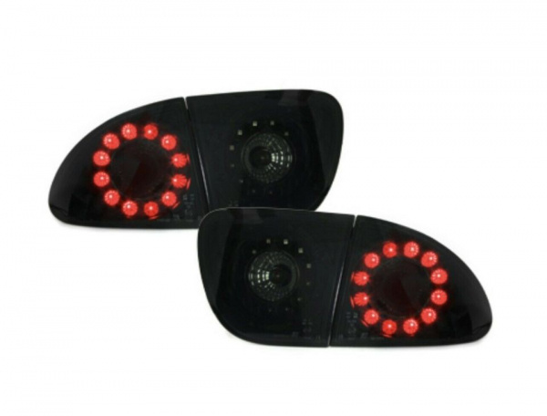 LED Upgrade Design Rückleuchten für Seat Leon 1M 99-04 schwarz/rauch