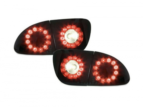 LED Upgrade Design Rückleuchten für Seat Leon 1M 99-04 schwarz/rauch