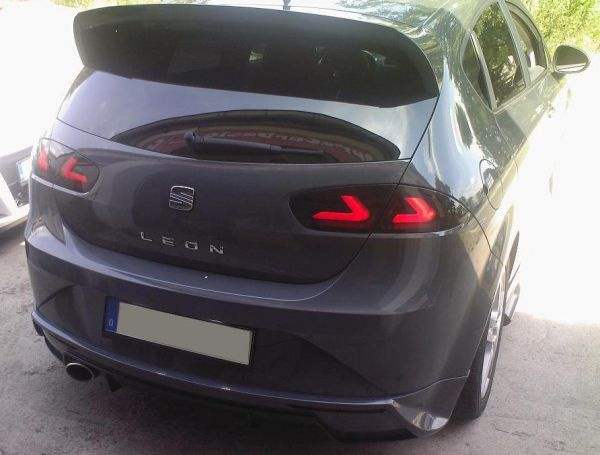 Voll LED Upgrade Design Rückleuchten für Seat Leon 1P Facelift 09-12 schwarz/rauch