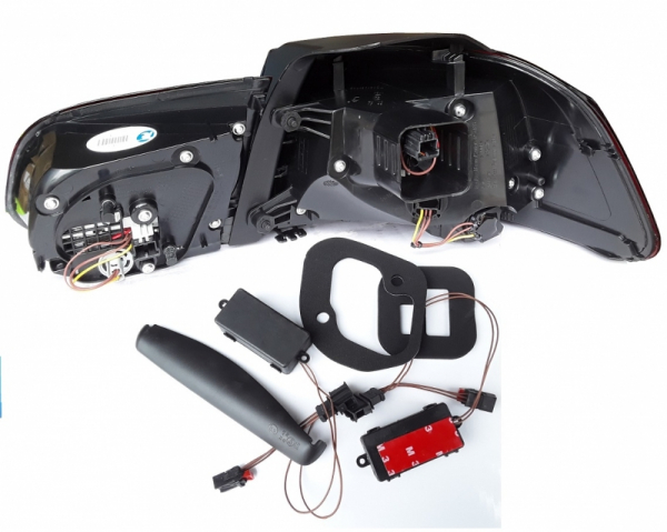 Voll LED Design Rückleuchten für VW Golf 6 (VI) 08-12 rot/rauch mit dynamischem Blinker