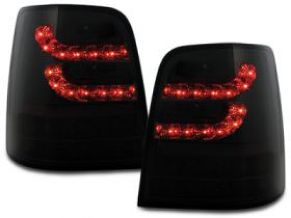 Voll LED Upgrade Design Rückleuchten für VW Touran 1T / 1T GP 03-10 schwarz/rauch