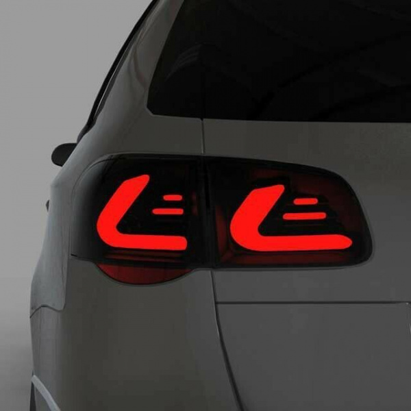 VOLL-LED Upgrade Design Rückleuchten für VW Passat 3C (B6) Variant 05-10 schwarz/rauch
