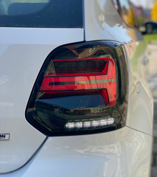 Voll LED Upgrade Design Rückleuchten für VW Polo 6R / 6C 09-17 schwarz/rauch dynamisch