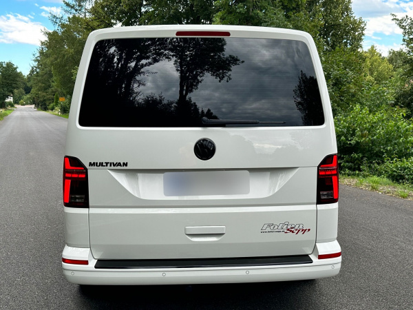 Voll LED Lightbar Design Rückleuchten für VW T6 15-19 rot/rauch mit dynamischen Blinker (für Heckklappe/Halogen)