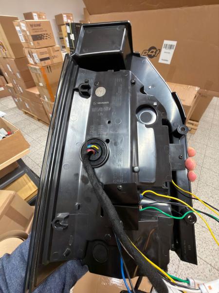 B-Ware  Voll LED Rückleuchten passend für VW T6 2015-2019 schwarz T6.1-Look sequentieller Start Laufblinker