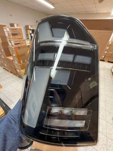 B-Ware  Voll LED Rückleuchten passend für VW T6 2015-2019 schwarz T6.1-Look sequentieller Start Laufblinker