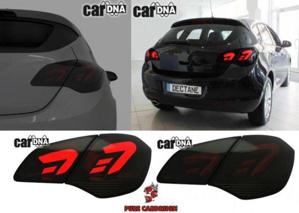 Voll LED Upgrade Design Rückleuchten für Opel Astra J 09-15 (5 Türer) schwarz/rauch