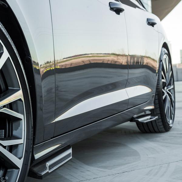 Upgrade Design Seitenschweller Set passend für Audi A6 C8 / S6 19+ Hochglanz schwarz