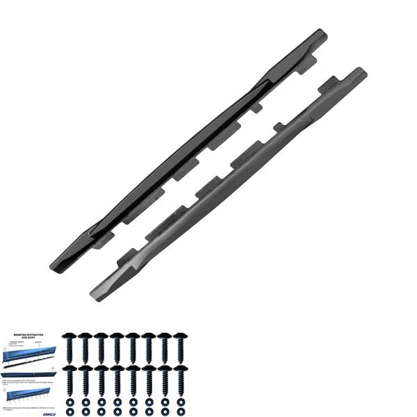 Upgrade Design Seitenschweller Set passend für Audi A5 / S5 F5 Facelift 19-24 Hochglanz schwarz