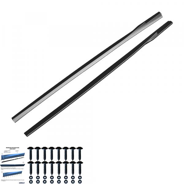 Upgrade Design Seitenschweller Set passend für Audi A3 / S3 8V Facelift 13-19 Hochglanz schwarz