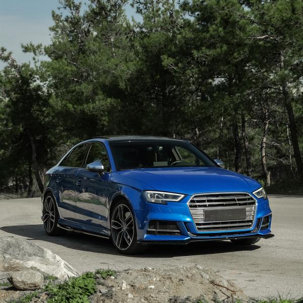 Upgrade Design Seitenschweller Set passend für Audi A3 8V / S3 8V Facelift 13-20 Hochglanz schwarz