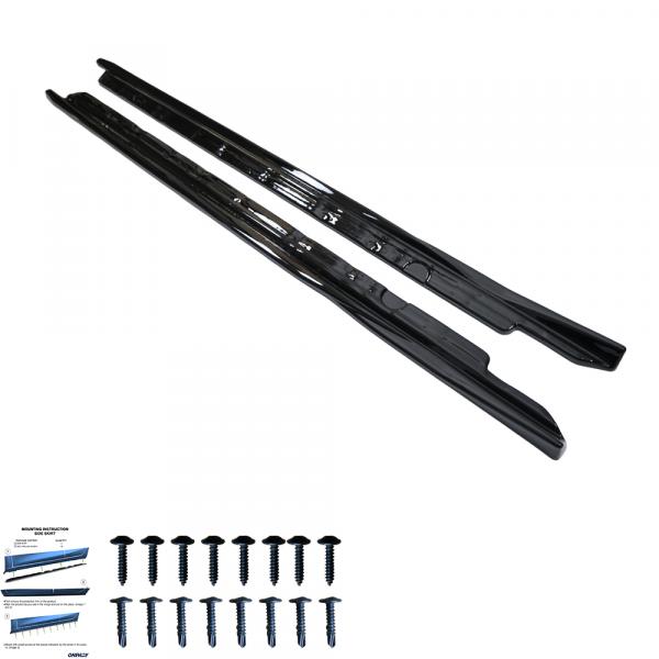 Upgrade Design Seitenschweller Set passend für Audi A3 8V Facelift 16-20 Hochglanz schwarz
