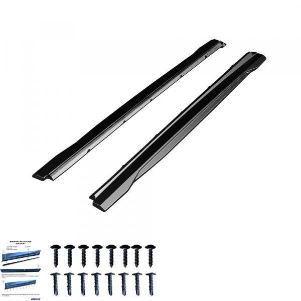 Upgrade Design Seitenschweller Set passend für Audi SQ8 / Q8 MK1 18+ Hochglanz schwarz