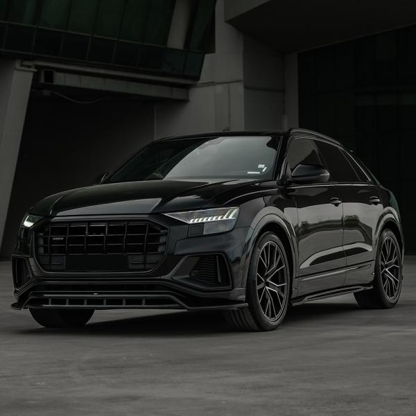 Upgrade Design Seitenschweller Set passend für Audi SQ8 / Q8 MK1 18+ Hochglanz schwarz