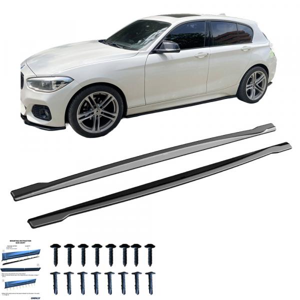 Upgrade Sport Design Seitenschweller Set passend für BMW 1er F20 / F21 11-19 Hochglanz schwarz