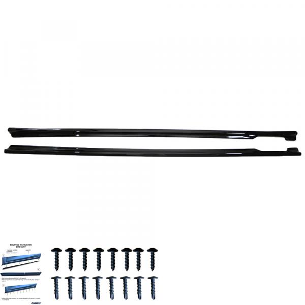 Upgrade Sport Design Seitenschweller Set passend für BMW 4er G26 20+ Hochglanz schwarz