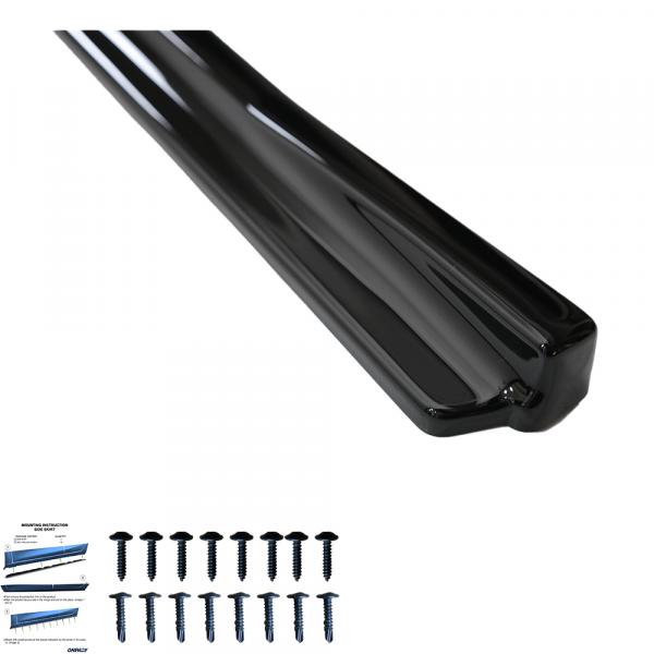 Upgrade Sport Design Seitenschweller Set passend für BMW 4er G26 20+ Hochglanz schwarz