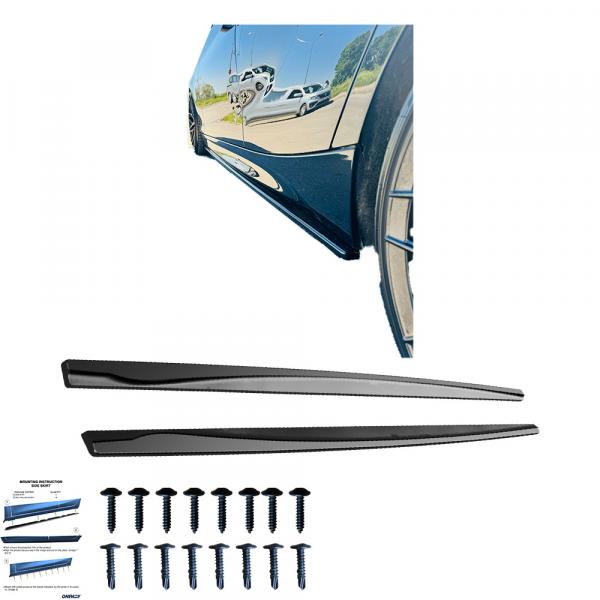 Upgrade Sport Design Seitenschweller Set passend für BMW 1er F20 / F21 11-19 Hochglanz schwarz
