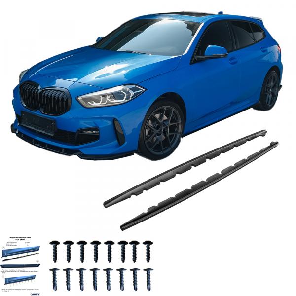 Upgrade Sport Design Seitenschweller Set passend für BMW 1er F40 19+ Hochglanz schwarz