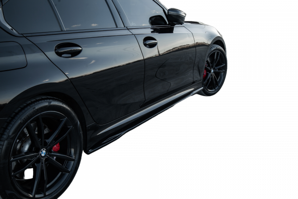 Upgrade Sport Design Seitenschweller Set passend für BMW 3er G20 / G21 Limousine/Touring 18+ Hochglanz schwarz