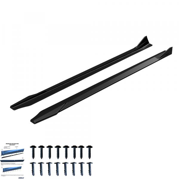 Upgrade Sport Design Seitenschweller Set passend für BMW 2er G87 23+ Hochglanz schwarz