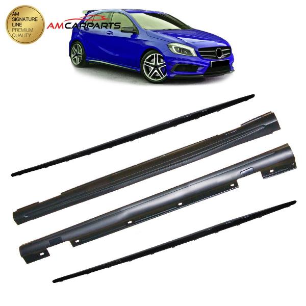 Upgrade Design Seitenschweller Set passend für Mercedes Benz A-Klasse W176, CLA C117 / X117 12-18