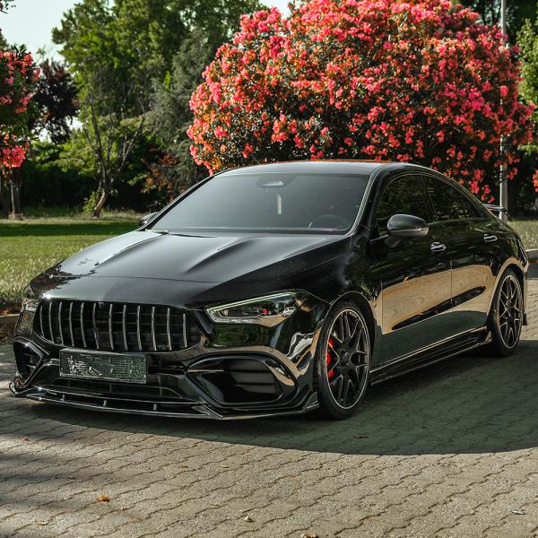 Upgrade Sport Design Seitenschweller Set passend für Mercedes Benz CLA C118 19-23 Hochglanz schwarz