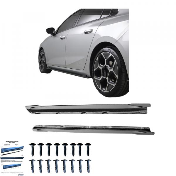 Upgrade Design Seitenschweller Set passend für Opel Astra L 20+ Hochglanz schwarz