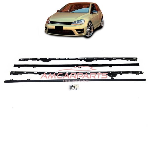 Upgrade Sport Design Seitenschweller Set passend für VW Golf 7 13-20 Matt schwarz