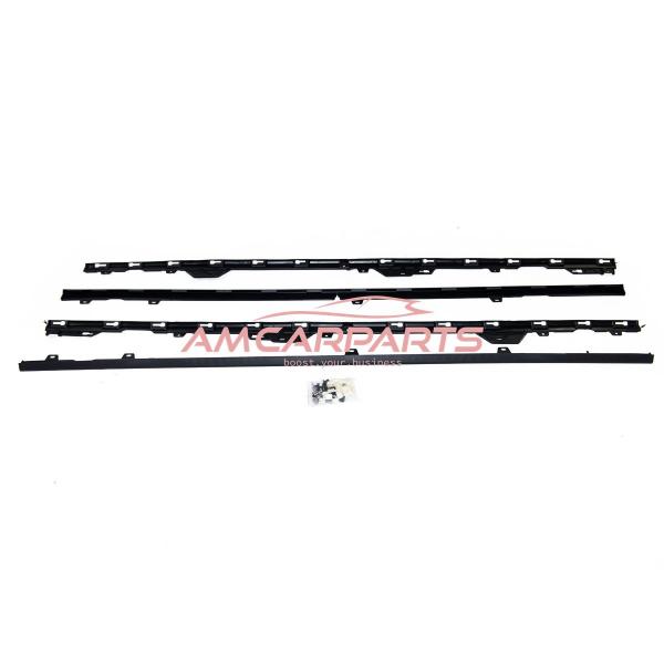Upgrade Sport Design Seitenschweller Set passend für VW Golf 7 13-20 Matt schwarz