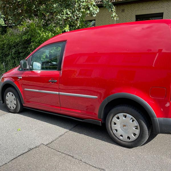 Upgrade Design Seitenschweller Set passend für VW Caddy MK4 15-20 Hochglanz schwarz