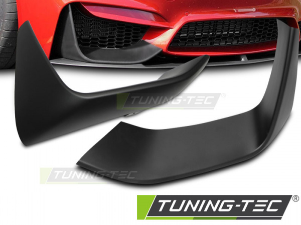 Upgrade Frontspoiler Flaps / Splitter für BMW 3er M3 F80 / F82 / F83 13-18 schwarz matt
