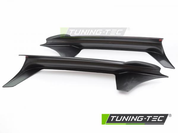 Satz Flaps Splitter Lippe Glanz Design passend für BMW 3er E90 E91 Vorfacelift  Bj 05-08 M-Paket