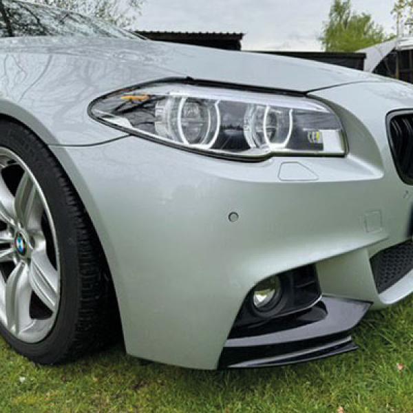 VOLL LED Angel Eyes Scheinwerfer Set für BMW 5er F10/F11 LCI (Facelift) 13-16 schwarz