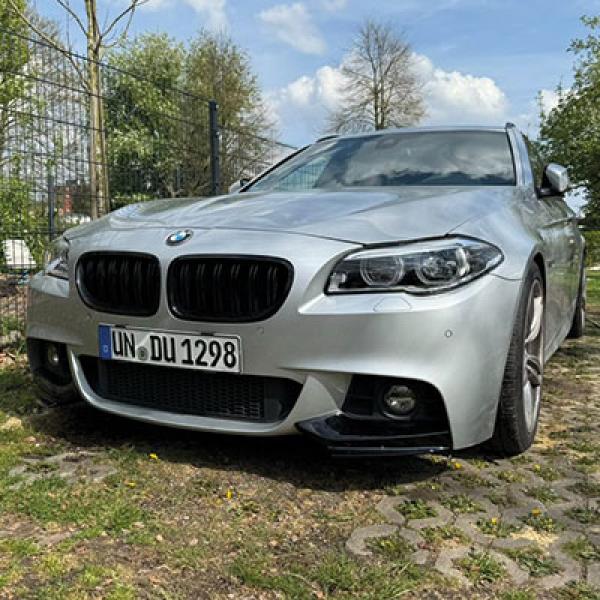 VOLL LED Angel Eyes Scheinwerfer Set für BMW 5er F10/F11 LCI (Facelift) 13-16 schwarz
