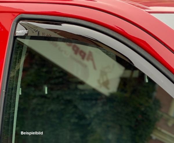 ClimAir Windabweiser / Regenabweiser schwarz passend für Fort Transit Custom 13+ mit ABE