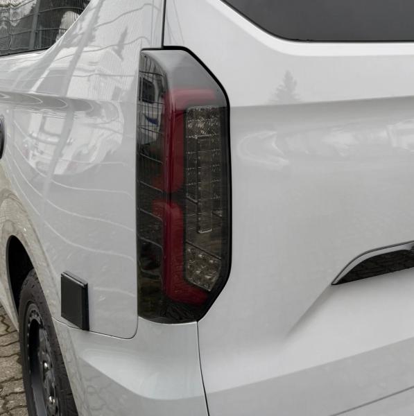 Voll LED Upgrade Design Rückleuchten passend für Ford Transit Custom / Custom (MK3) ab 2023 schwarz/rauch